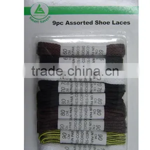 9PC Assorted Sport Round Shoe Laces thumbnail-1