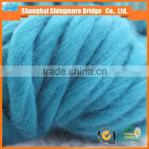 China Thick Wool Textile Yarn Factory Direct Wholesale Oeko Tex Certified 1/0.2Nm Wool Yarn, Chunky Yarn, Chunky Wool Yarn thumbnail-5