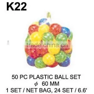 K22 50 PC PLASTIC BALL SET thumbnail-1