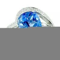 Sell K Gold Ring With Gem Stone thumbnail-1