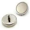 Shallow Cup Shape Zinc Coated Neodymium Pot Magnet / Diameter 16mm - 75mm thumbnail-1