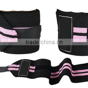 Power Weight Lifting Wrist Wraps 18" Long Gym Training Bandages Fitness Straps thumbnail-2
