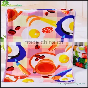 Kitchen Poliester Printed Towel Microfiber Tea Towel Fabric Linen Fabric for Tea Towel thumbnail-4