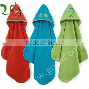 Exceptional Cartoon Applique Square Hooded Baby Bath Towels thumbnail-2