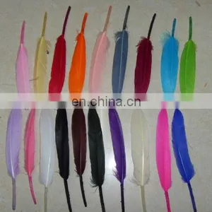 Artificial Multi Color Turkey Feather thumbnail-1