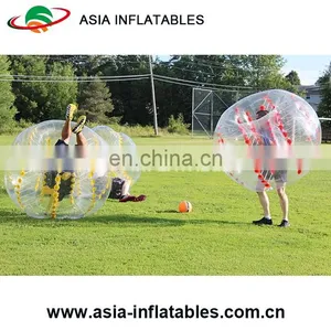 High Quality Transparent PVC/TPU Inflatable Bubble Soccer Ball, Football Size Zorb Ball for Sale thumbnail-1