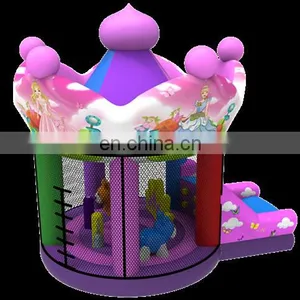 2017 New Design Circus Time Inflatable Bouncy Castle Slide Combo thumbnail-4