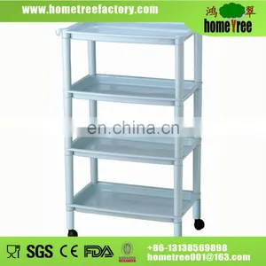 2015 New Rectangle 4 Layer Kitchen Rack With Wheel thumbnail-2
