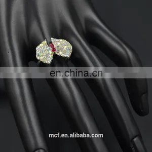 MCR-0038 Fashion Latest Wings Shaped Novel Ring Designs for Girls thumbnail-4