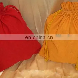 Muslin Cotton Pouch Bag Drawstring Cotton Bag Free Sample thumbnail-1