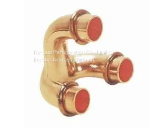 Copper Tripod With Brass Ring (copper Fitting, HVAC/R Fittings, U Bend) thumbnail-1