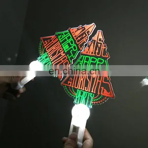 Wholesale Price Concert Promotional Colorful Flashing LED Acrylic Stick thumbnail-5