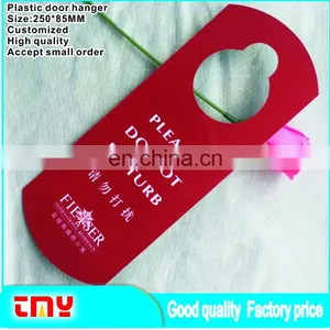 Custom Disposable Plastic Pvc Door Hanger,Wholesale Hotel Do Not Disturb Door Hanger thumbnail-2
