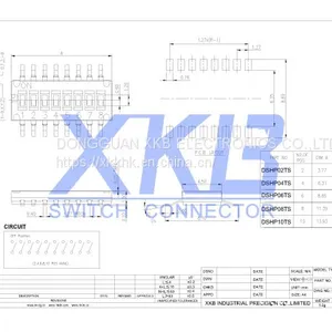 Good Quality Pin Smd Type Dip Swith for Sale thumbnail-2
