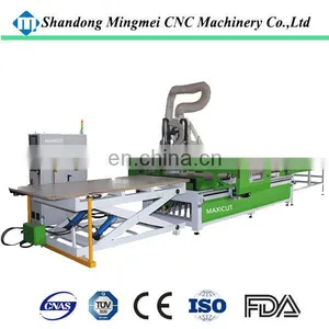 Hungary Automatic Customized Cabinet Cnc Nesting Cutting Machinewoodworking Router With Boring Head Wood Panel Cutting thumbnail-5