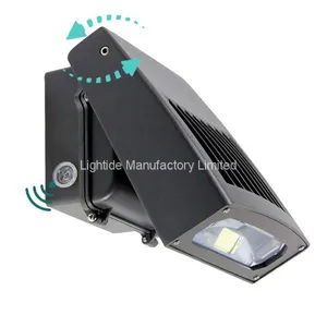 Dusk-dawn LED Modern Outdoor Wall Lighting Fixture 35W, 100-277vac, Replacing 150 MH thumbnail-1