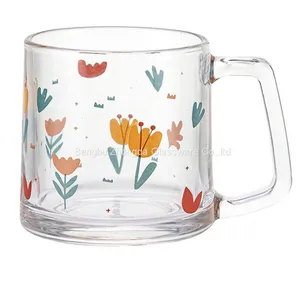 Wholesale Customized Glass Mug With Handle thumbnail-2