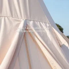 5m Canvas Teepee Tent Canvas Tent Waterproofing Breathable Canvas Tent Manufacturer thumbnail-5