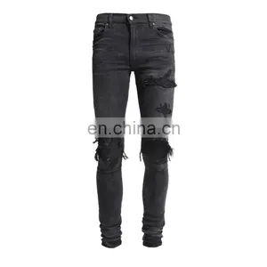DiZNEW Oem Ripped Distressed High Quality Slim Fitting Man Jeans thumbnail-1