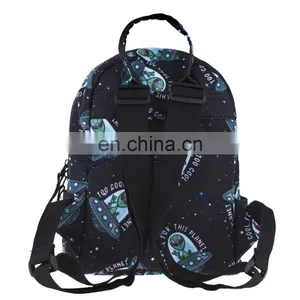 No MOQ Stock Smart Backpack Quick Delivery Small Backpack Outer Space Printing Bag Purse For Boys thumbnail-4