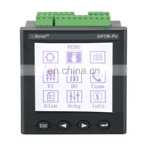 Acrel ARTM-Pn Panel Mounted 3P Online Wireless Temperature Measuring Equipment for Electric Parameter Meausurement thumbnail-2