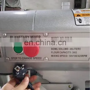 Best Selling Commercial 20L Electric Stainless Steel Planetary Mixer Price thumbnail-4