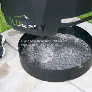 Ceramic Tile Mosaic Parquet Outdoor Rectangular Fire Pit Table thumbnail-4