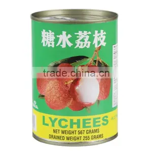 Canned Litch in High Syrup Made in Zhangzhou Factory thumbnail-1