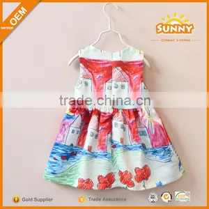 China Supplier Princess Dresses for Kids Cotton Princess Dress Girls thumbnail-1