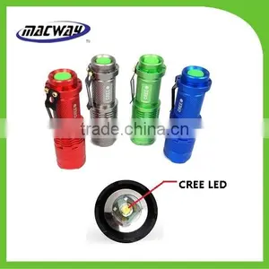 3W S Uper Flashlight LED Torch Adjustable Fous Zoom Flashlight thumbnail-1