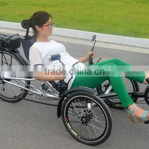 One Seats Heavy-Duty Electric Recumbent Trike thumbnail-6