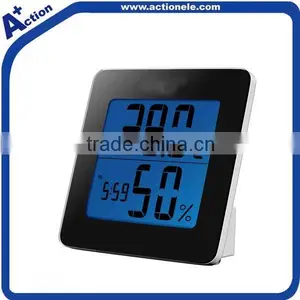 2014 New Style Digital Thermometer Hygrometer With Desktop Clock thumbnail-1