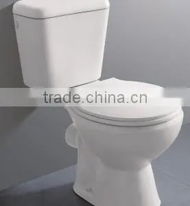 Vitreous China Two Piece Toilet wc Water Closet From Henan Toilet Factory Quality Choice thumbnail-1