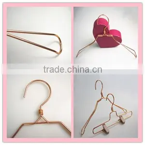 LYB-0156 Shiny Metal Clothes Hanger Wide Shoulder Coat Hanger thumbnail-2