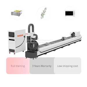 Automatic Fiber Laser Cutting Machine With Tube Cutting 6020 Fiber Laser Tube Pipe Cutting Machine thumbnail-3