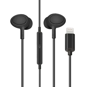 MFi Certified Wired Earphones Lightning Connector Earbuds For IPhone 13/12 thumbnail-1