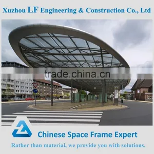 Prefabricated Steel Roof Truss for Car Parking thumbnail-3