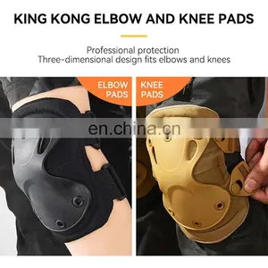 Factory Custom Safety Motorcycle Sports Protection Outdoor Tactics Fighting Combat Tactical Elbow Knee Pads thumbnail-4