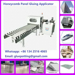 Fully Automatic Glue Spraying Machine for Honeycomb Panel PVC Sandwich Panels thumbnail-5