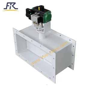 5757 Pneumatic square type butterfly valve