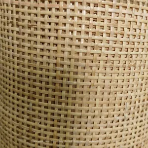 China Factory Natural Ture Rattan Cane Weaving Webbing Rolls for Dinning Furniture Chairs Cabinet Doors thumbnail-4