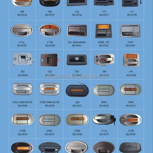 Other Performance Parts Luxury Bus Exterior Accessories Parts ZK6128H 5940-02561 Rectangular Passenger Door Locks thumbnail-5