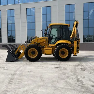 CHEAPER CHINA FOUR WHEEL STEERING HZM799F BACKHOE LOADERS 2.5TON BACKHOE LOADERS WITH FAMOUS TRANSMISSION SYSTEM thumbnail-1