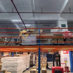 Jinchuan Non-standard Steel Structure Platform Shelves, Upper Layer for Storage + Lower Layer for Operation, Heavy-duty and Stable, Safe and Reliable thumbnail-2