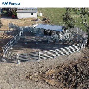 Wholesale Cheap Heavy Duty Galvanized Livestock Cattle Panel Cattle Fence Panel Cattle Livestock Farm Fence Panel for Sale thumbnail-3