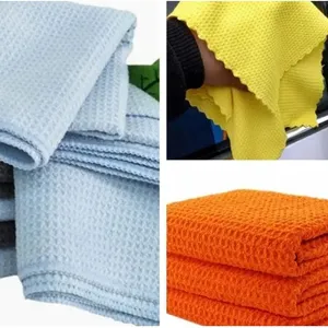 Microfiber Waffle Weave Drying Towels thumbnail-1