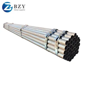 6 Inch Steel Galvanized Iron Pipe Round Galvanized Metal Fence Posts thumbnail-1