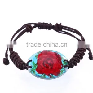 Lovely Real Flowers Resin Fashion Bracelet thumbnail-2