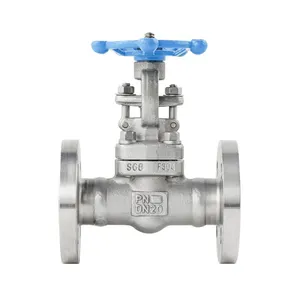 High Quality Factory Direct Sales Forged Steel Flange Gate Valve thumbnail-1