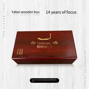 Customized Production of Ganoderma Lucidum Wine Wooden Box Packaging. 15 Years of Focus in 2023 thumbnail-3